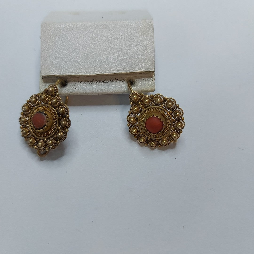 ARETES PAR ORO 8 K 3.4 GRMS (SEMINUEVO)