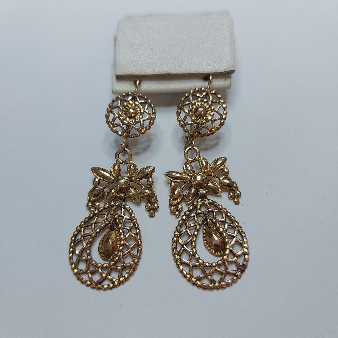 ARETES PAR ORO 8 K 6.6 GRMS (SEMINUEVO)