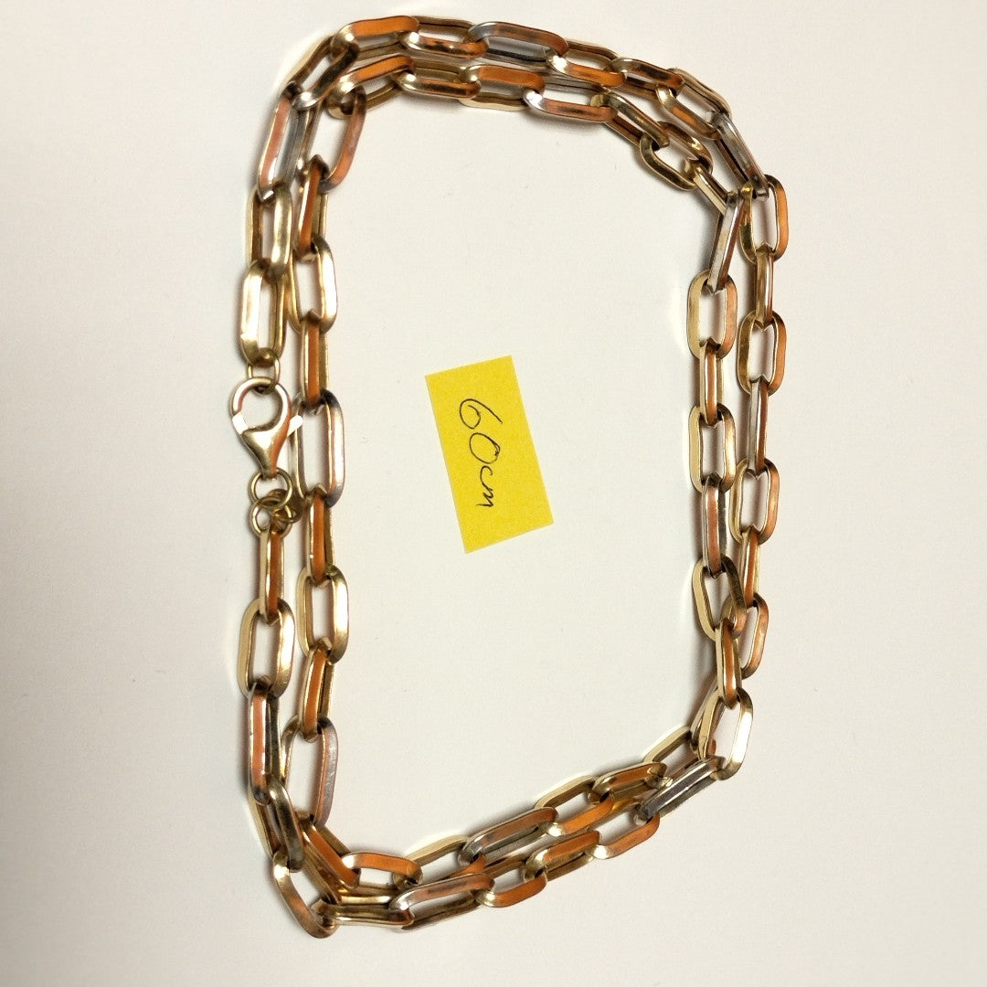 CADENA ORO COMBINADO 14 K 16,90 GRMS (SEMINUEVO)