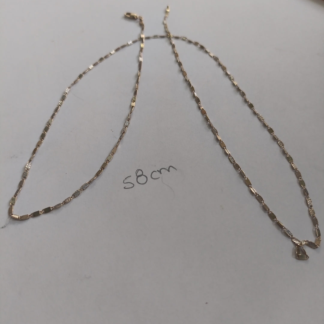 CADENA ORO 14 K 3.8 GRMS (SEMINUEVO)