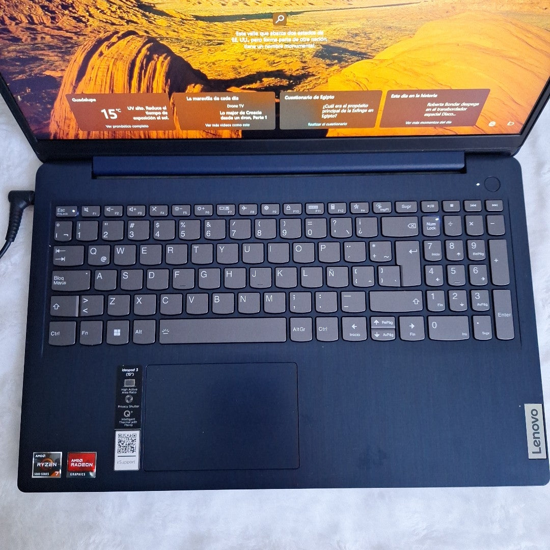LAPTOP LENOVO IDEAPAD 3 15ALC6 (2024) 512 GB SSD 8 GB RAM