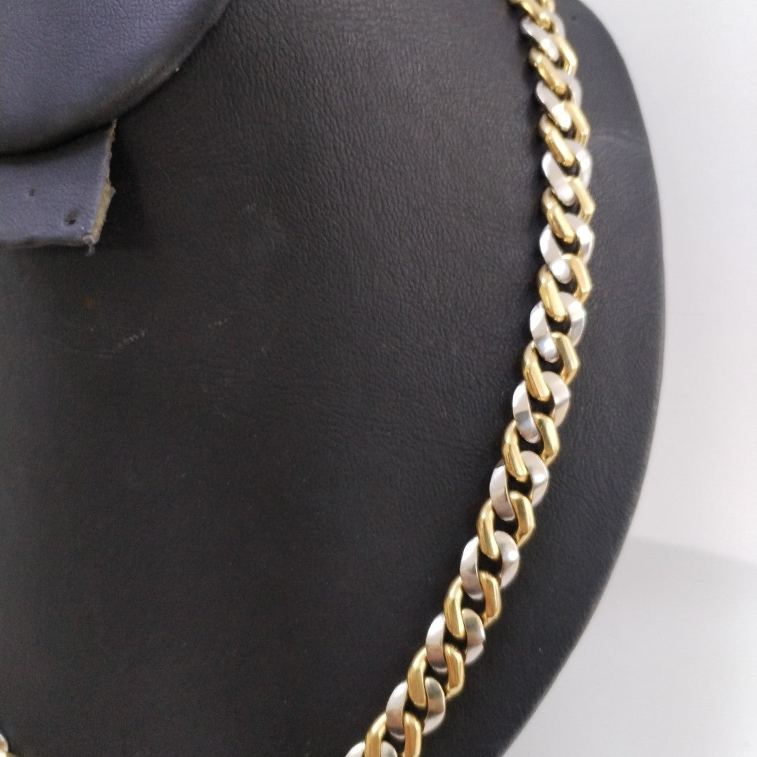 CADENA ORO COMBINADO 18 K 134.3 GRMS (SEMINUEVO)