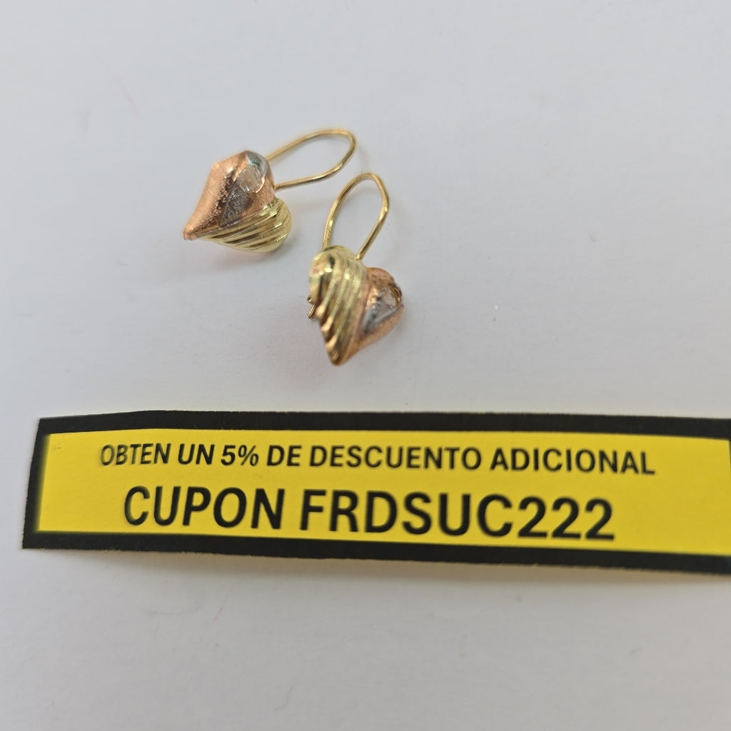 ARETES PAR ORO 10 K 1,50 GRMS (SEMINUEVO)