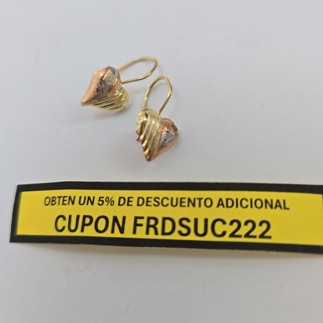 ARETES PAR ORO 10 K 1,50 GRMS (SEMINUEVO)