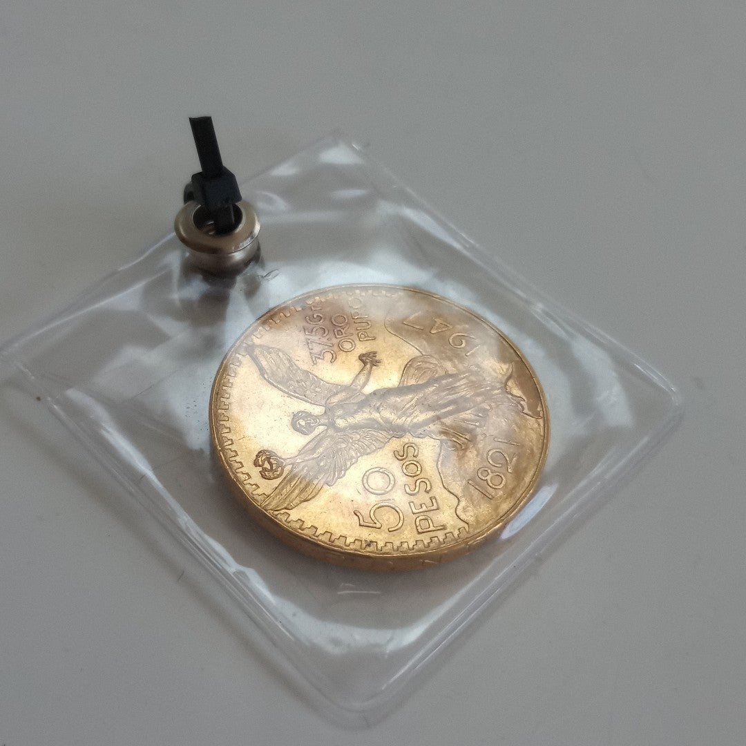 K1 41.6 GRMS 21 K IDENTIFICACIÓN MONEDA NOMINATIVA MONEDAS PESOS 50 PES (SEMINUEVO)