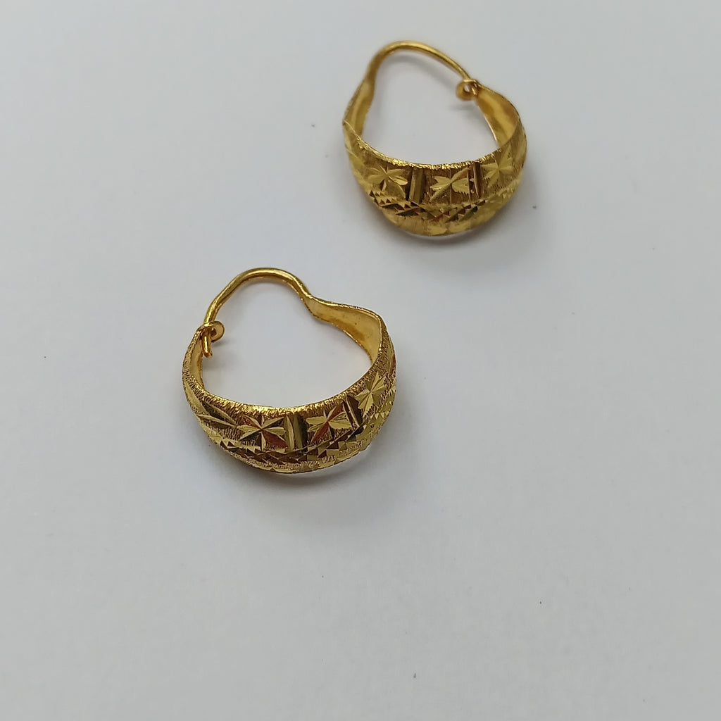 ARRACADAS PAR ORO 18 K 5.2 GRMS (SEMINUEVO)