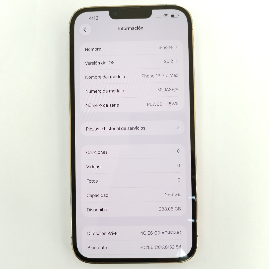 CELULAR APPLE IPHONE 13 PRO MAX A2641 256 GB 6 GB RAM (SEMINUEVO)