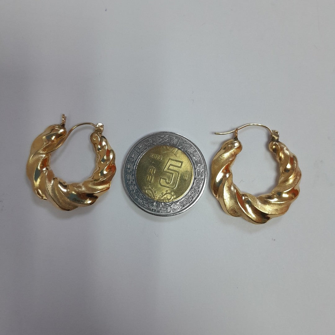 ARRACADAS PAR ORO 10 K 3,40 GRMS (SEMINUEVO)