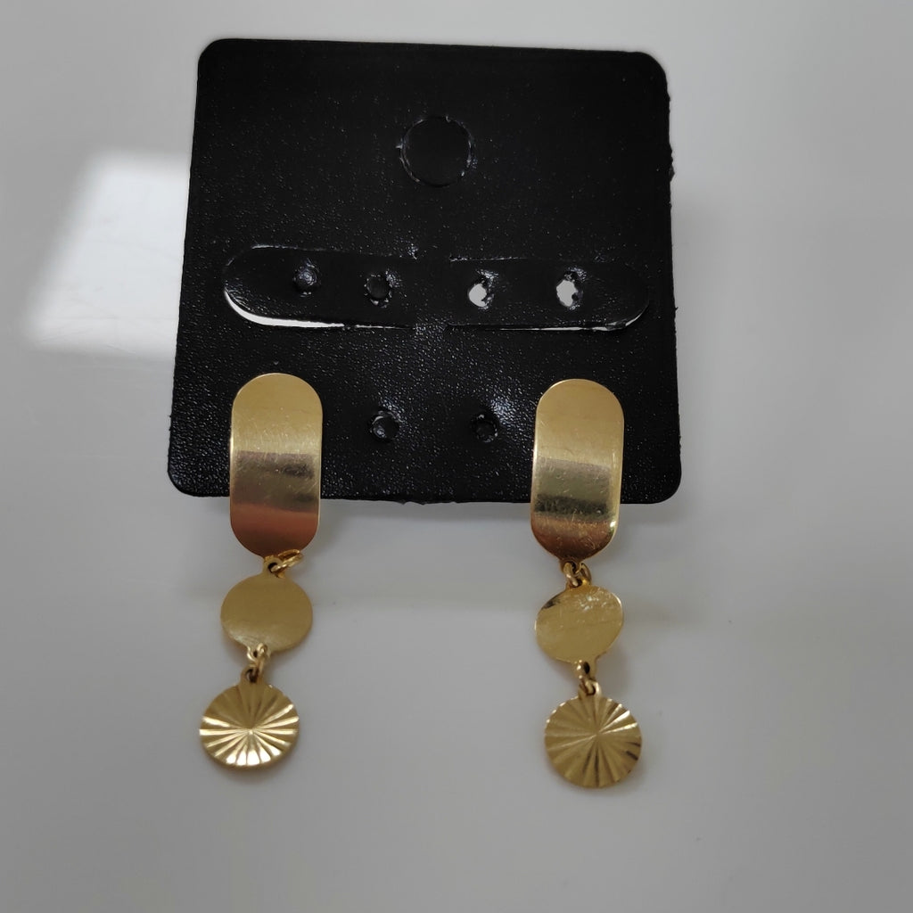 ARETES PAR ORO 14 K 2.8 GRMS (SEMINUEVO)