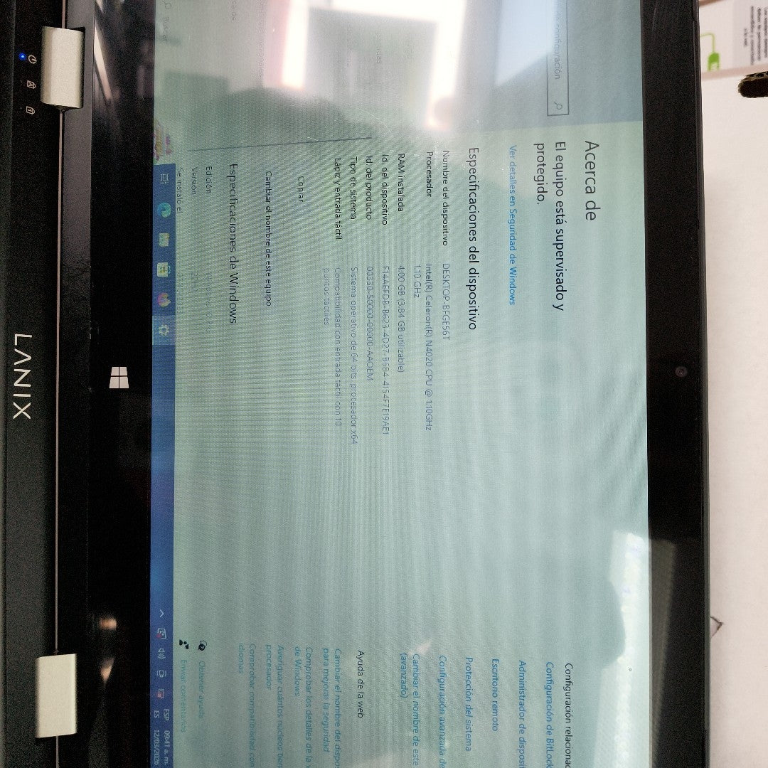 LAPTOP LANIX NEURON FLEX V10 128 GB SSD 4 GB RAM (SEMINUEVO)