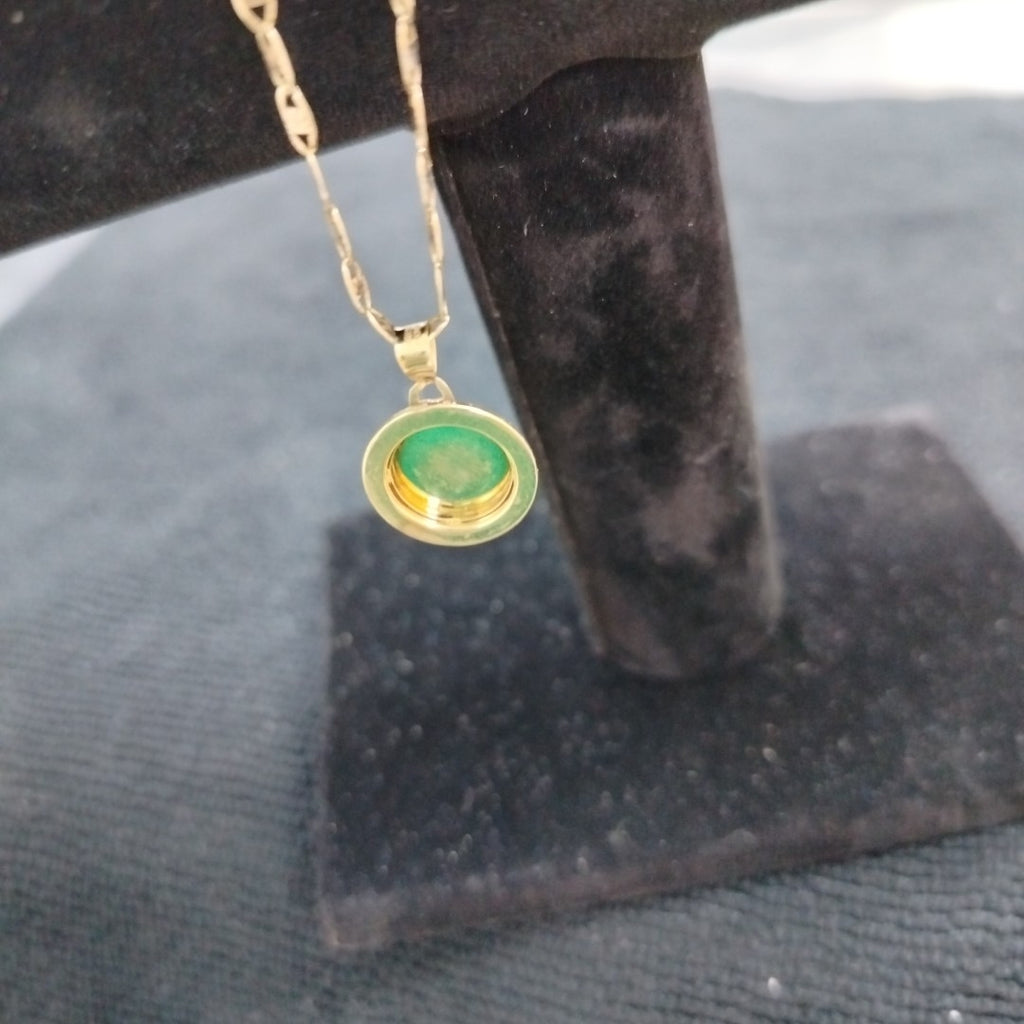 CADENA,MEDALLA RELIGIOSA ORO,ORO COMBINADO 10 K 3,70 GRMS (SEMINUEVO)