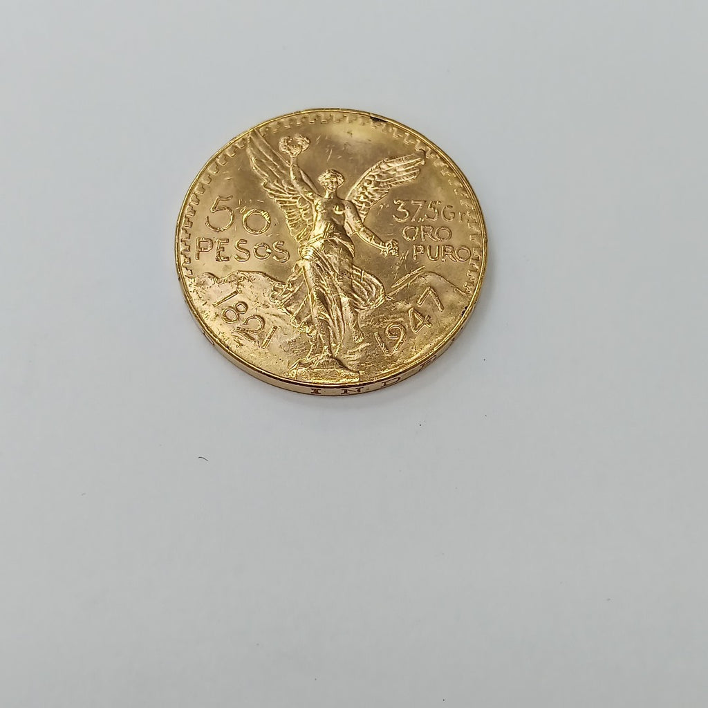 K1 41.6 GRMS 21 K IDENTIFICACIÓN MONEDA NOMINATIVA MONEDAS PESOS 50 PESOS (SEMINUEVO)