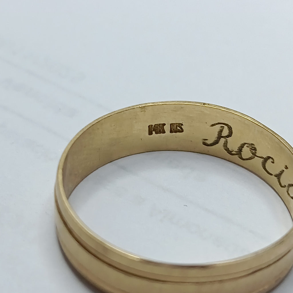 ARGOLLA ORO 14 K 3 GRMS (SEMINUEVO)