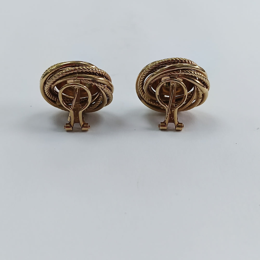 ARETES PAR ORO 14 K 8.8 GRMS (SEMINUEVO)