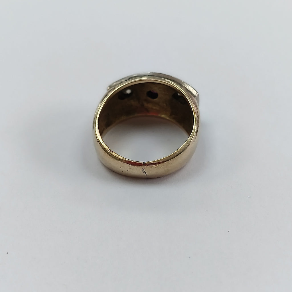 ANILLO ORO 10 K 10.6 GRMS (SEMINUEVO)