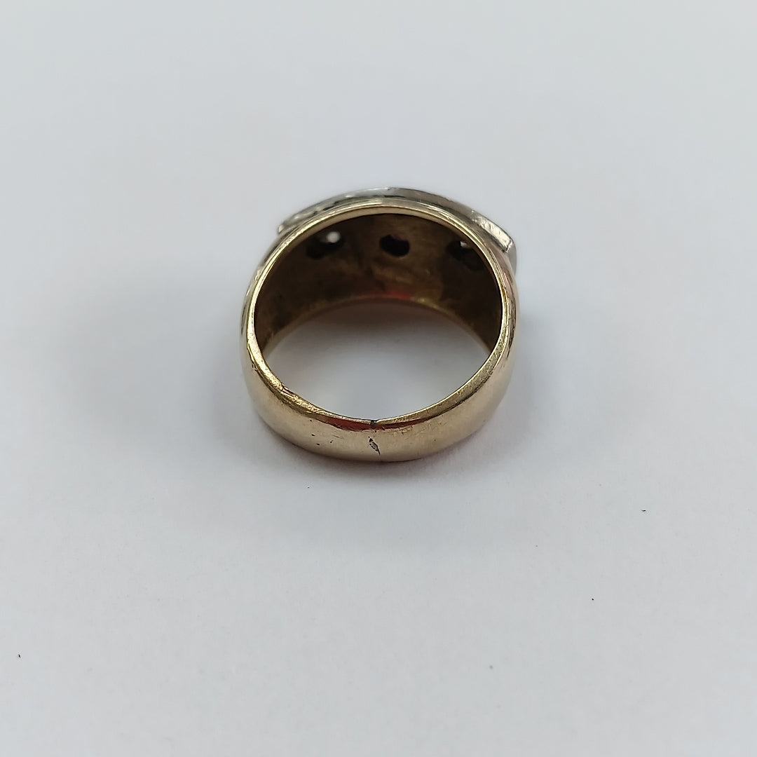 ANILLO ORO 10 K 10.6 GRMS (SEMINUEVO)