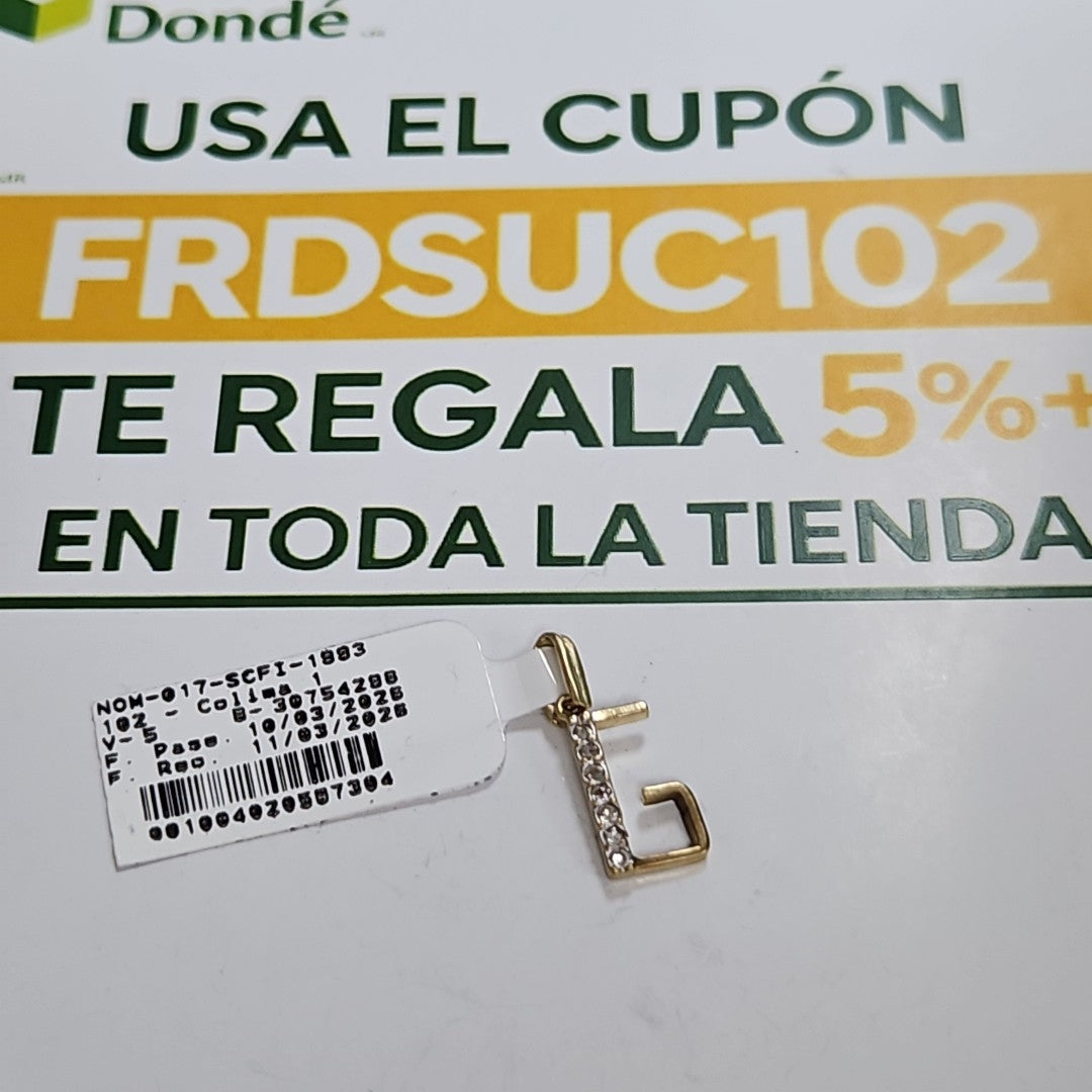 DIJE ORO 10 K 0.9 GRMS (SEMINUEVO)