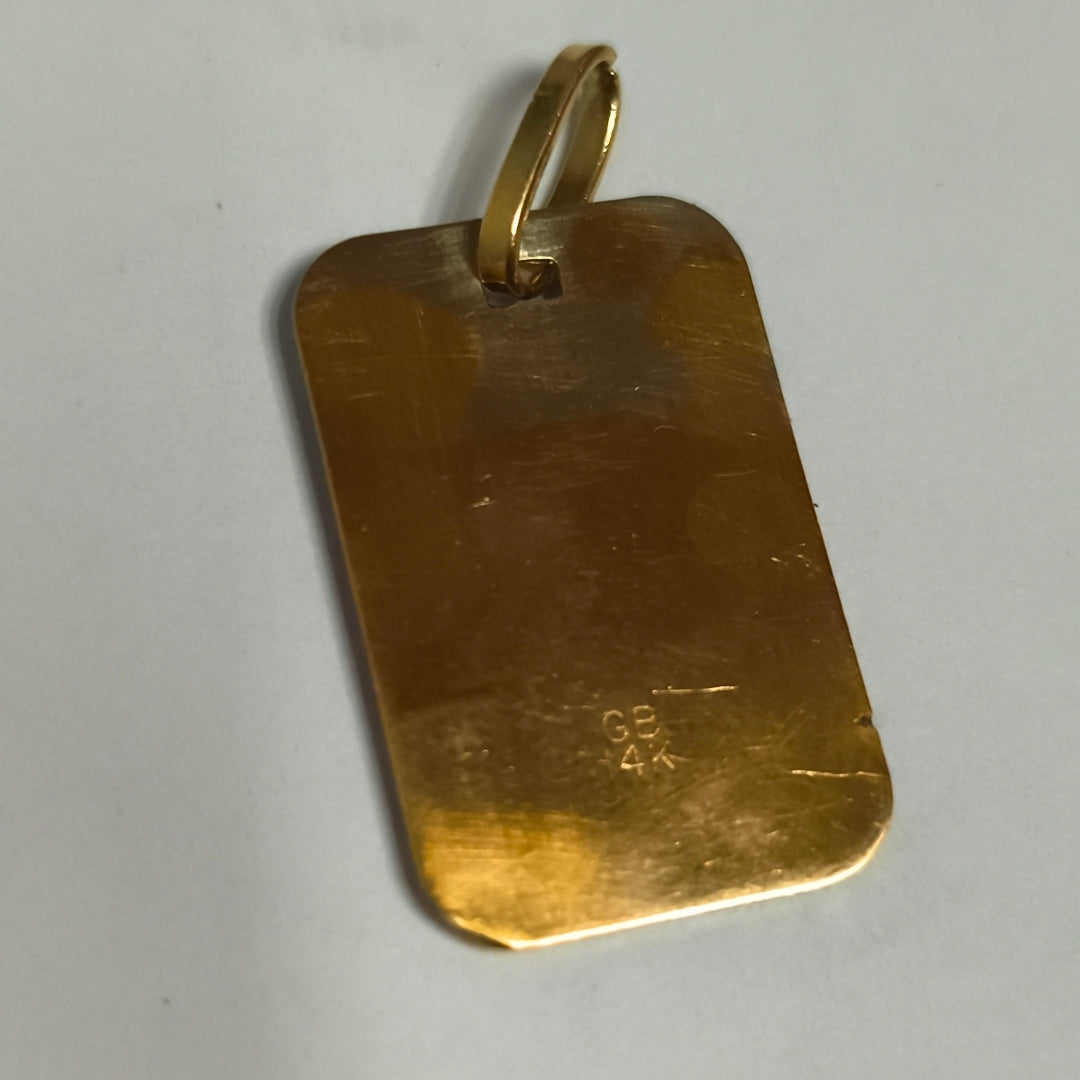 DIJE ORO COMBINADO 14 K 3,00 GRMS (SEMINUEVO)