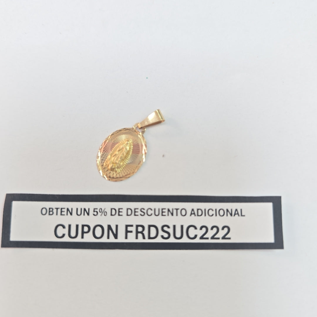 MEDALLA RELIGIOSA ORO 10 K 0,60 GRMS (SEMINUEVO)