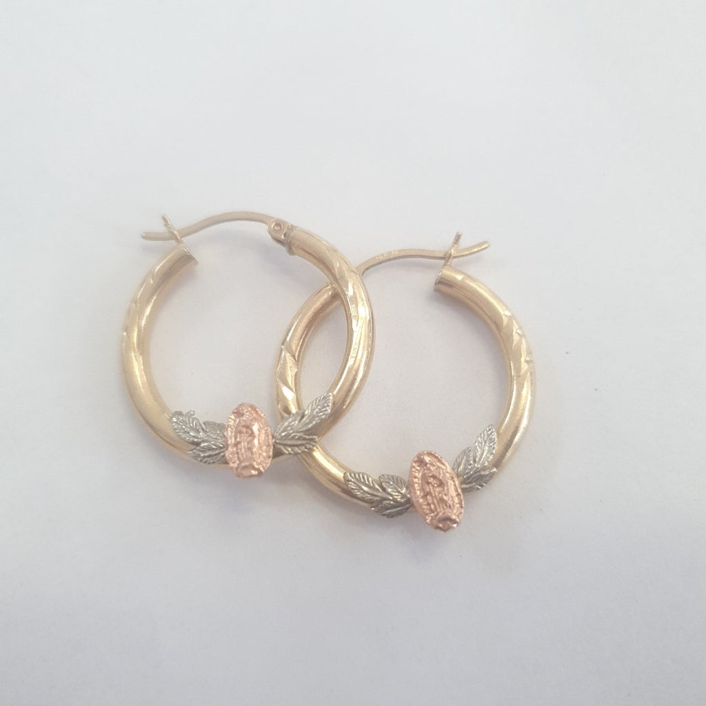 ARRACADAS PAR ORO 14 K 3.4 GRMS (SEMINUEVO)
