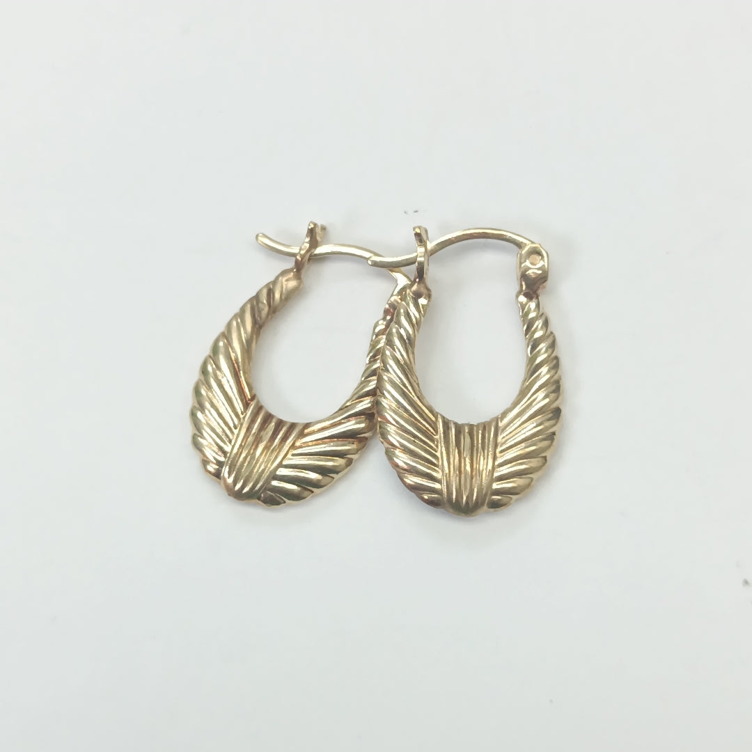 ARRACADAS PAR ORO 10 K 1.3 GRMS (SEMINUEVO)