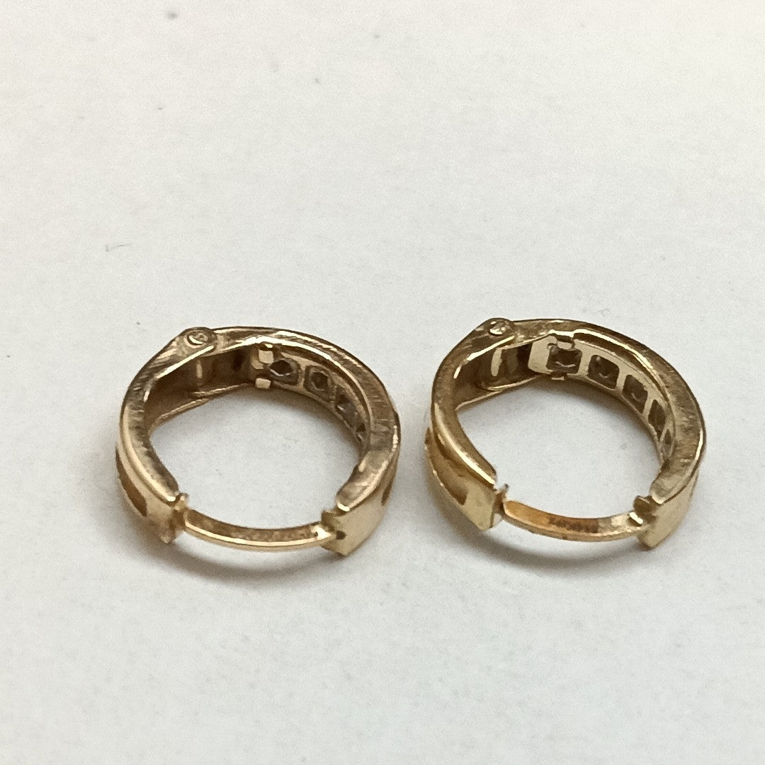 ARRACADAS PAR ORO 14 K 0.8 GRMS (SEMINUEVO)
