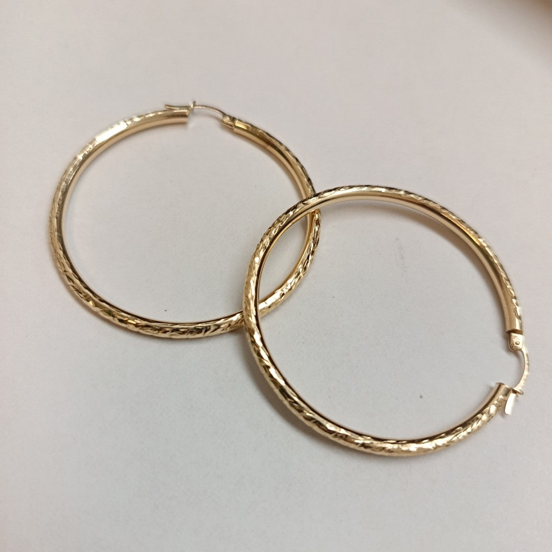 ARRACADAS PAR ORO 14 K 4.3 GRMS (SEMINUEVO)