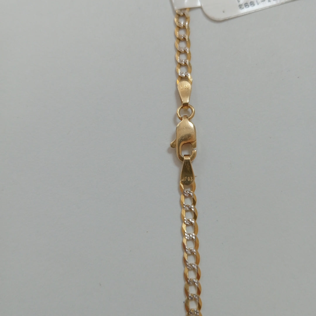 CADENA ORO,RODIADO 14 K 6,90 GRMS (SEMINUEVO)