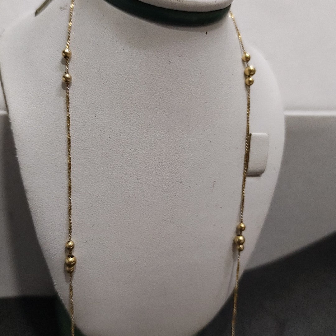 CADENA ORO 14 K 4,00 GRMS (SEMINUEVO)