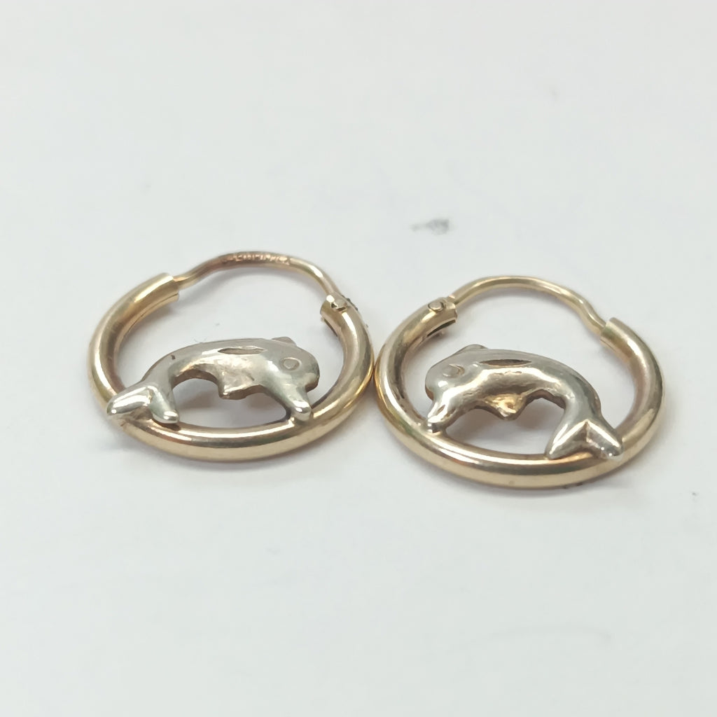 ARRACADAS PAR ORO 10 K 1,40 GRMS (SEMINUEVO)