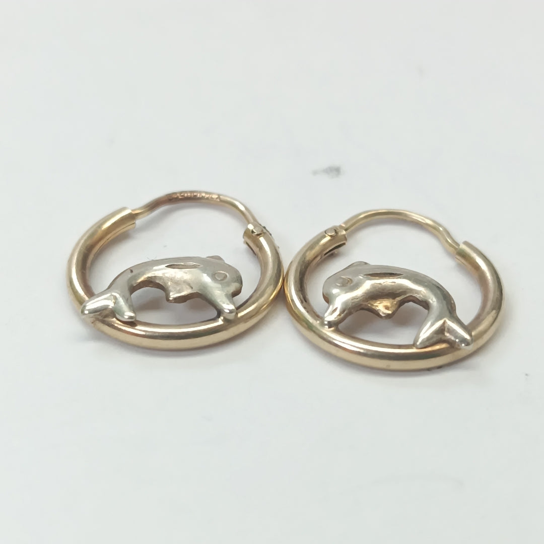 ARRACADAS PAR ORO 10 K 1,40 GRMS (SEMINUEVO)