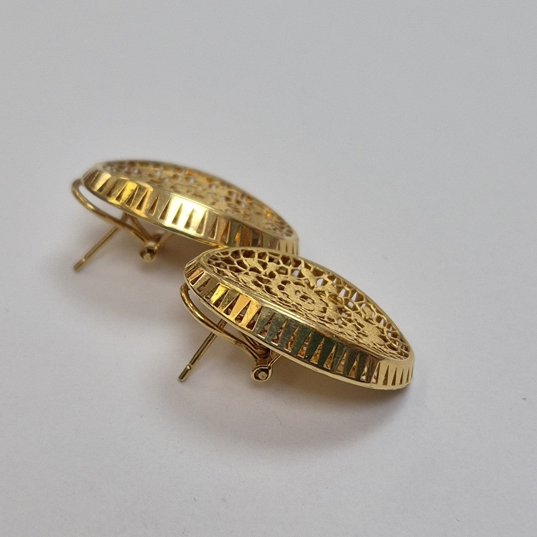 ARETES PAR ORO 18 K 5.7 GRMS (SEMINUEVO)