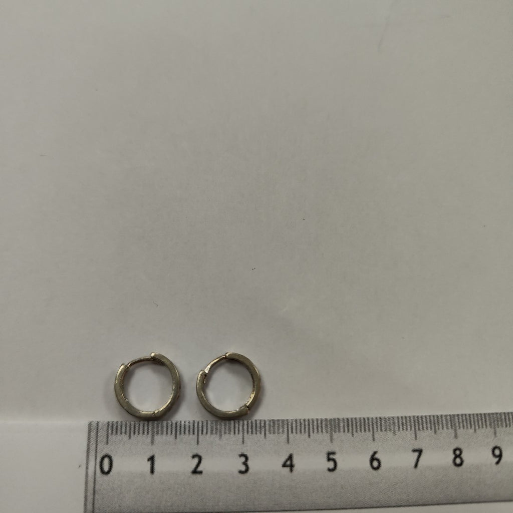 ARETES PAR ORO BLANCO 14 K 2,00 GRMS (SEMINUEVO)