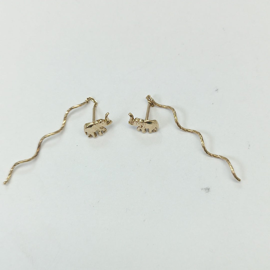 ARETES PAR ORO 14 K 1,50 GRMS (SEMINUEVO)