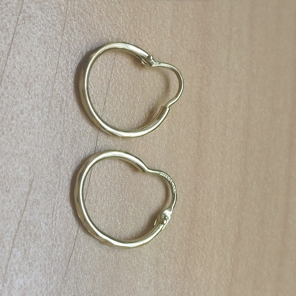 ARRACADAS PAR ORO 14 K 0.8 GRMS (SEMINUEVO)