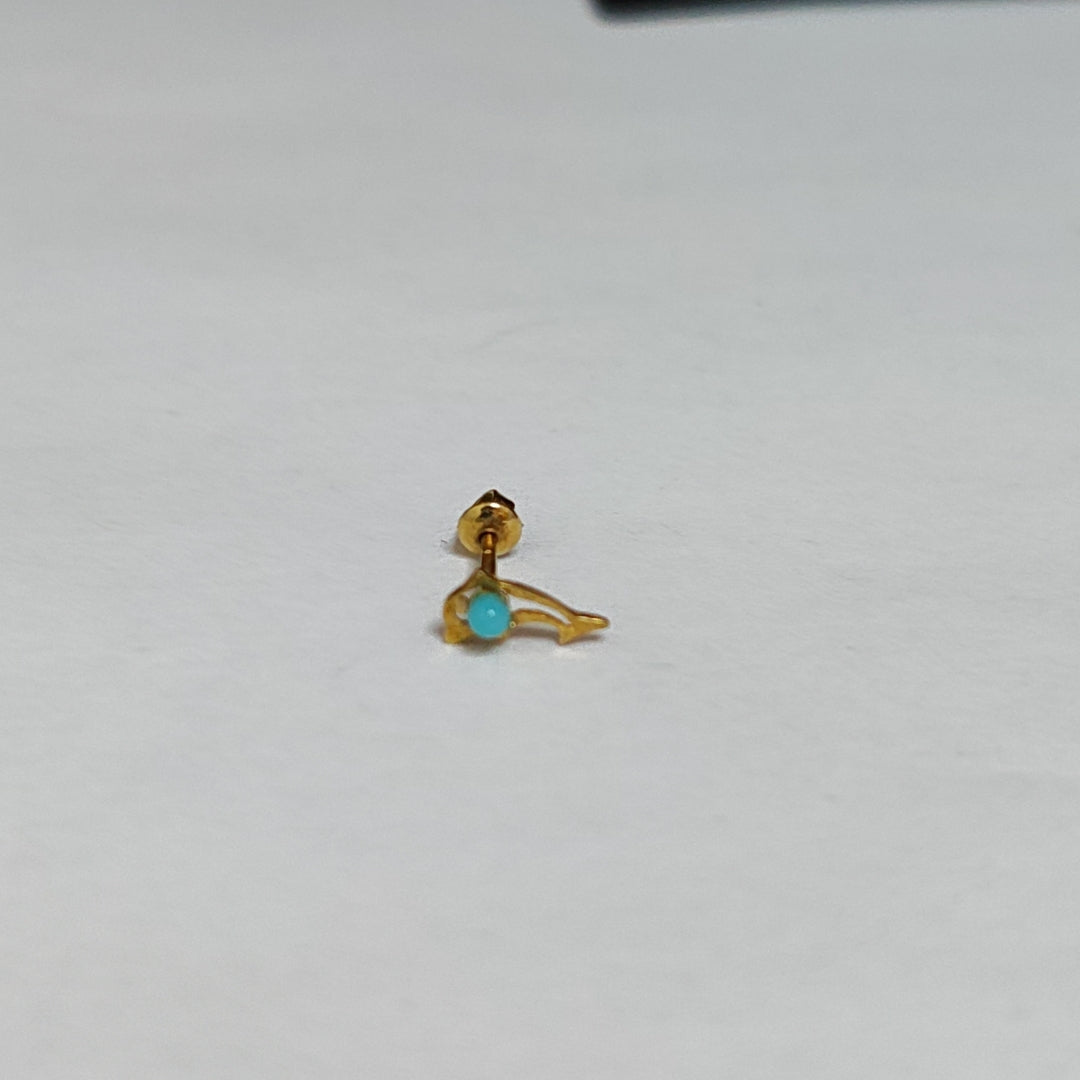 ARETES PAR ORO 14 K 0,50 GRMS (SEMINUEVO)