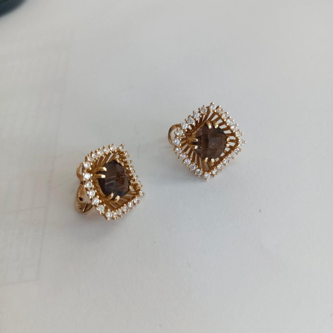 ARETES PAR ORO 14 K 7 GRMS (SEMINUEVO)