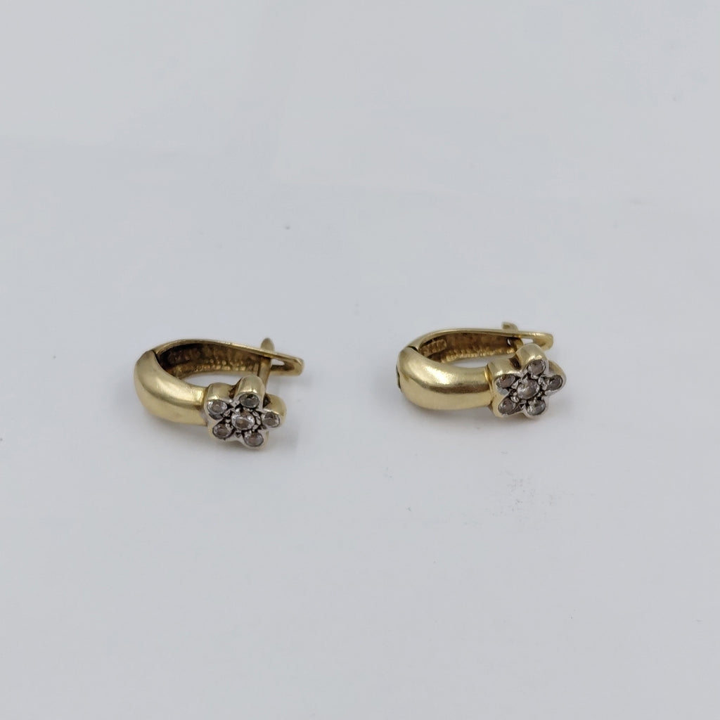 ARETES PAR ORO 14 K 4,00 GRMS (SEMINUEVO)