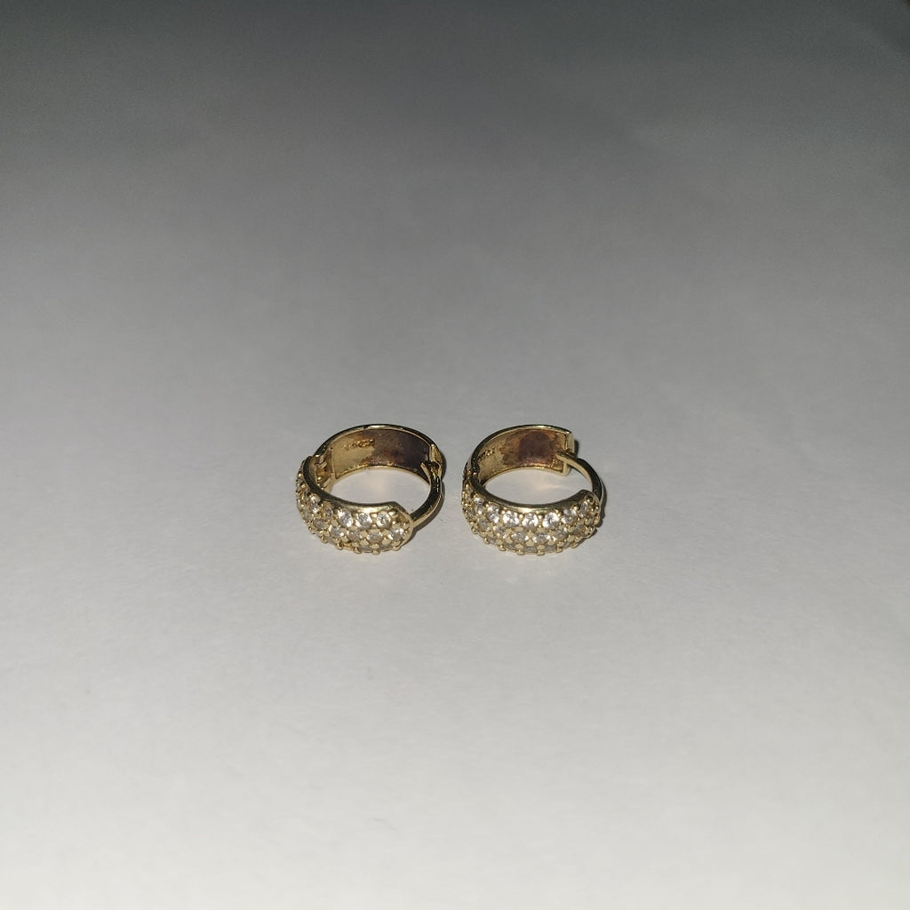 ARRACADAS PAR ORO 14 K 2.6 GRMS (SEMINUEVO)