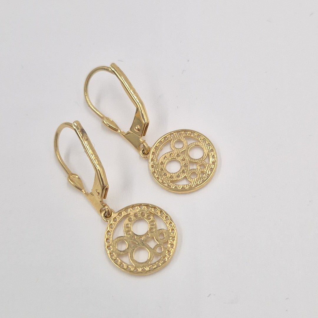 BROQUELES ORO 14K 2.7 (NUEVO)