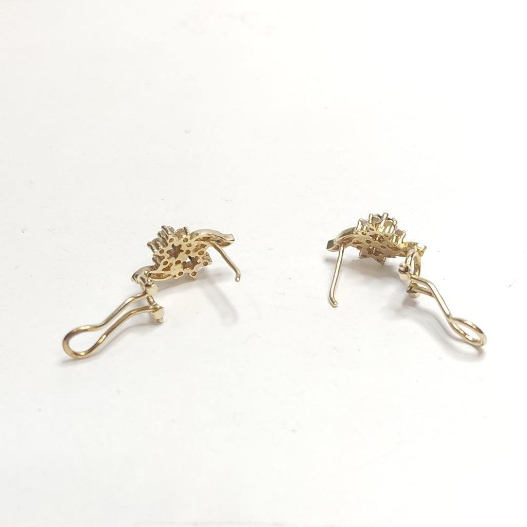 ARETES PAR ORO 14 K 3.3 GRMS (SEMINUEVO)