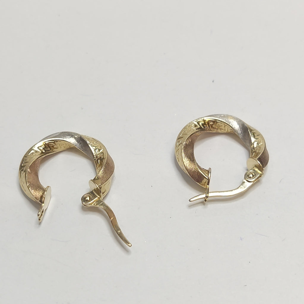 ARRACADAS PAR ORO 14 K 1.7 GRMS (SEMINUEVO)