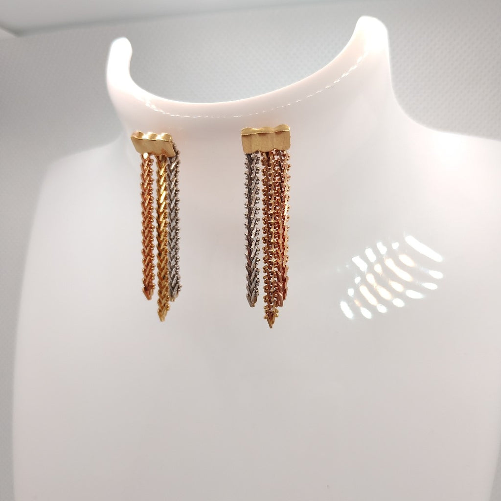 BROQUELES PAR ORO 14 K 4.4 GRMS (SEMINUEVO)