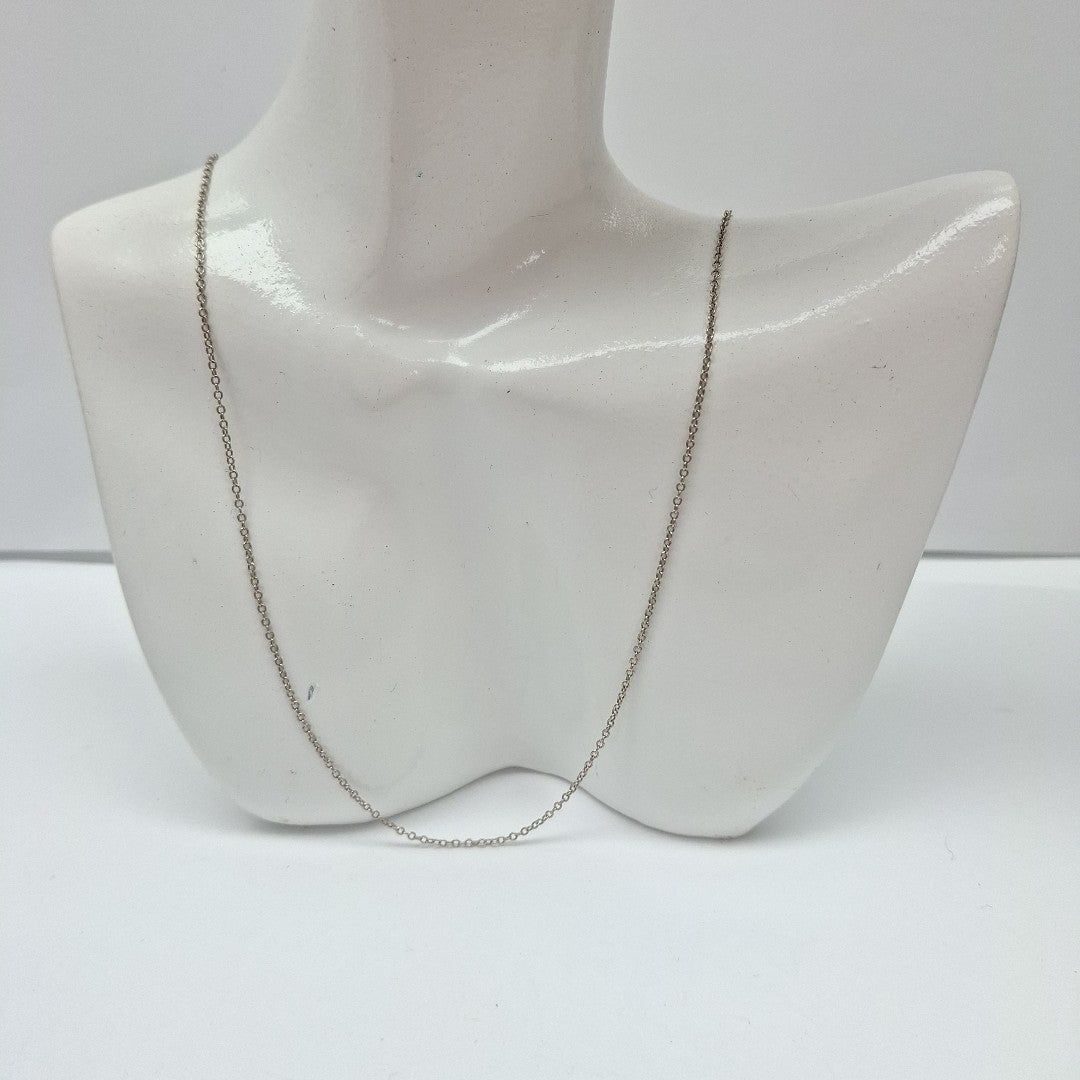 CADENA ORO BLANCO 14 K 1.5 GRMS (SEMINUEVO)
