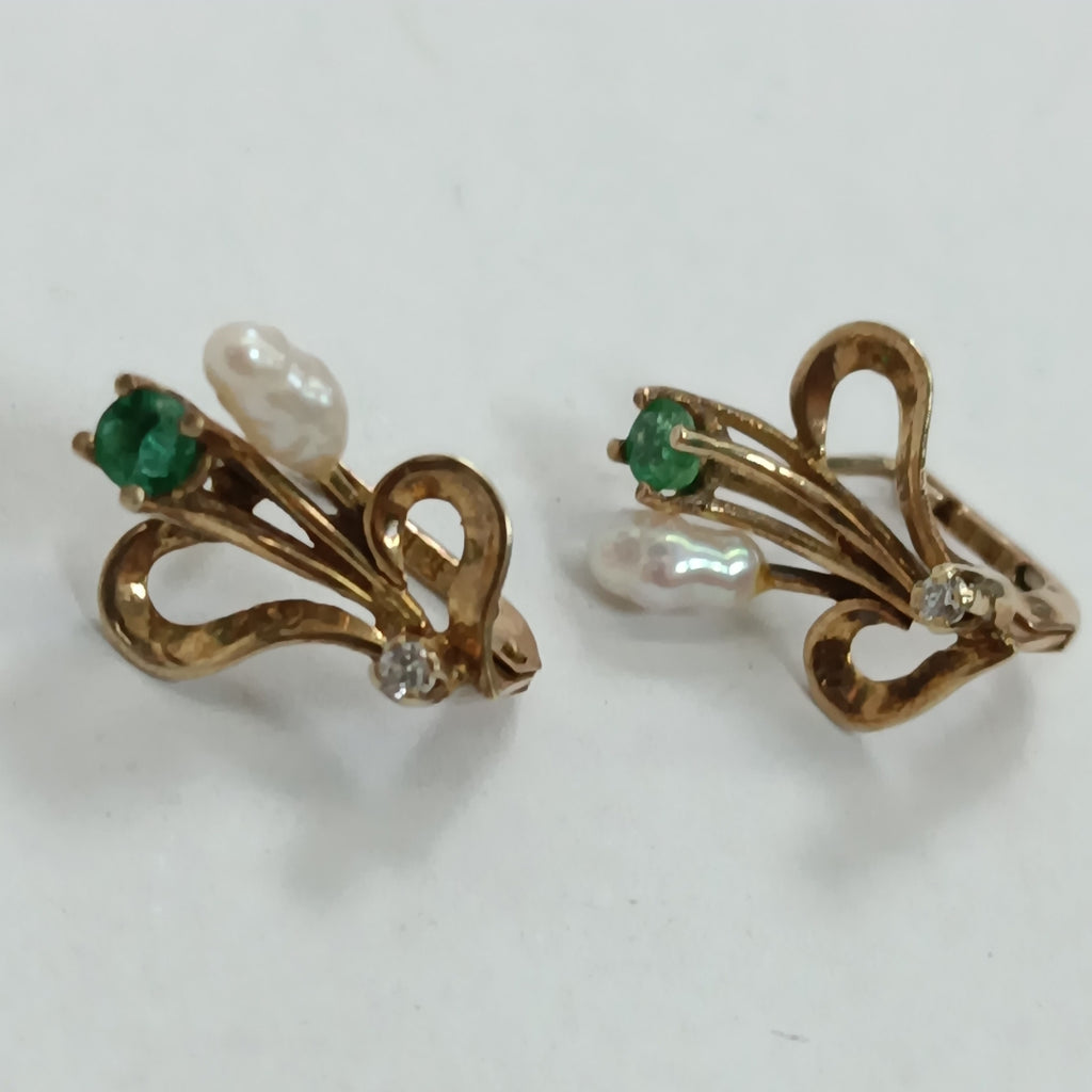 ARETES PAR ORO 10 K 2,10 GRMS (SEMINUEVO)