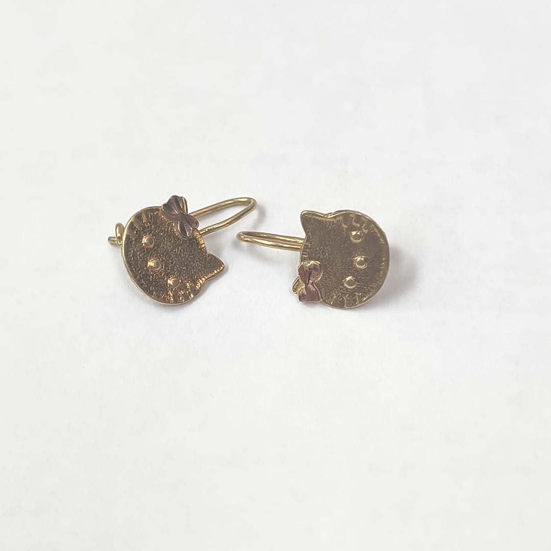ARETES PAR ORO 10 K 1,00 GRMS (SEMINUEVO)