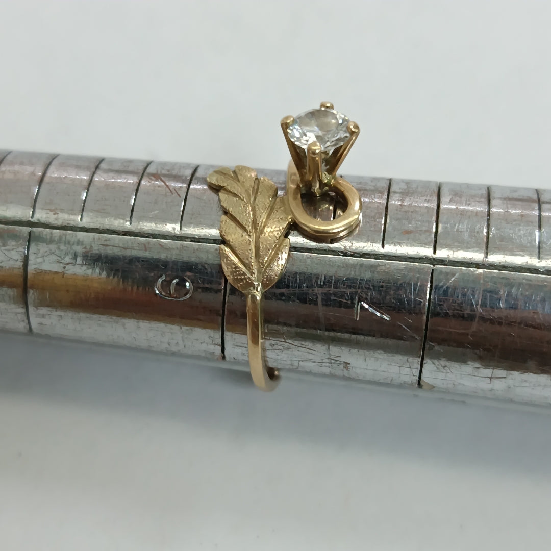 SOLITARIO ORO 14 K 1.7 GRMS (SEMINUEVO)