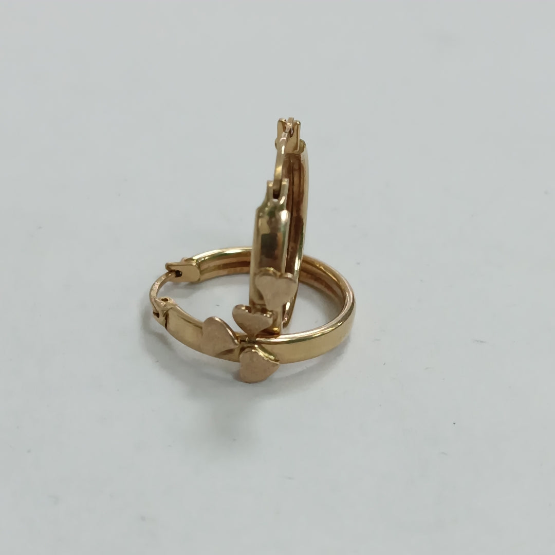 ARRACADAS PAR ORO 14 K 2.8 GRMS (SEMINUEVO)