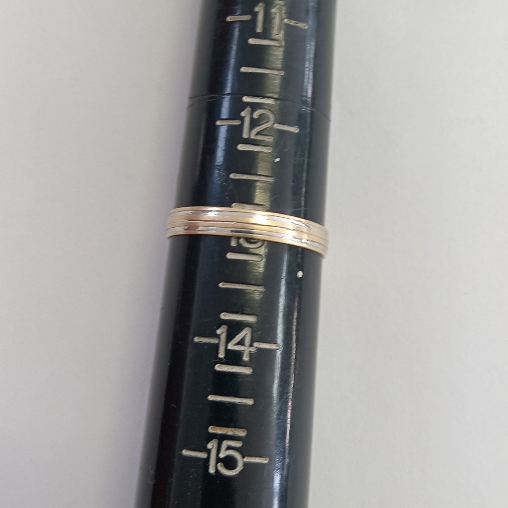 ARGOLLA ORO, RODIADO 14 K 1.6 GRMS (SEMINUEVO)