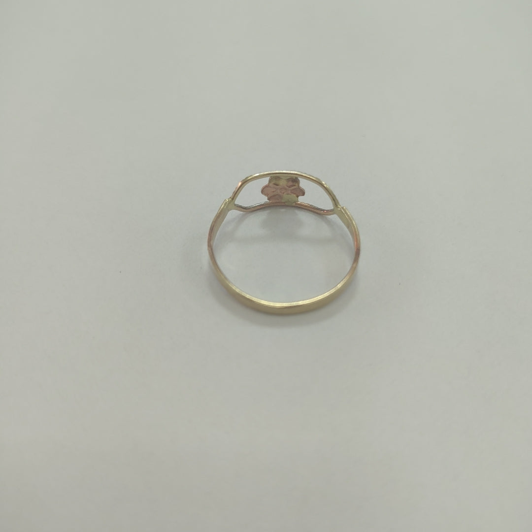 ANILLITO ORO COMBINADO 10 K 1.3 GRMS (SEMINUEVO)